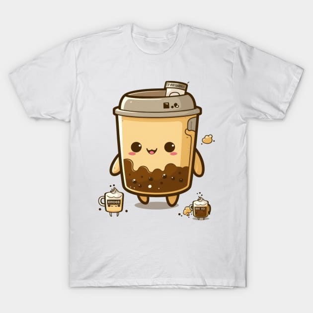 Coffee never looked so cute T-Shirt by Pixel Poetry